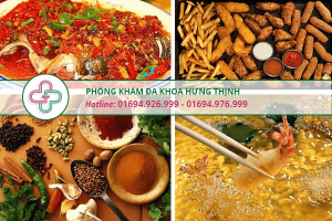 Thực phẩm cay nóng nhiều dầu mỡ