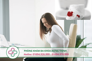 Đại tiện ra máu ở nữ
