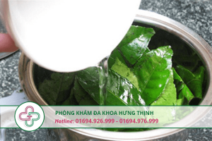 điều trị viêm cổ tử cung bằng lá chè xanh